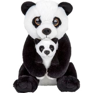 Obrázek z Panda s mládětem plyš 